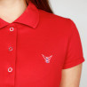 Polo ROUGE femme - Manches courtes