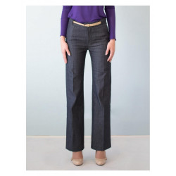 Pantalon droit en jean bio Charlotte